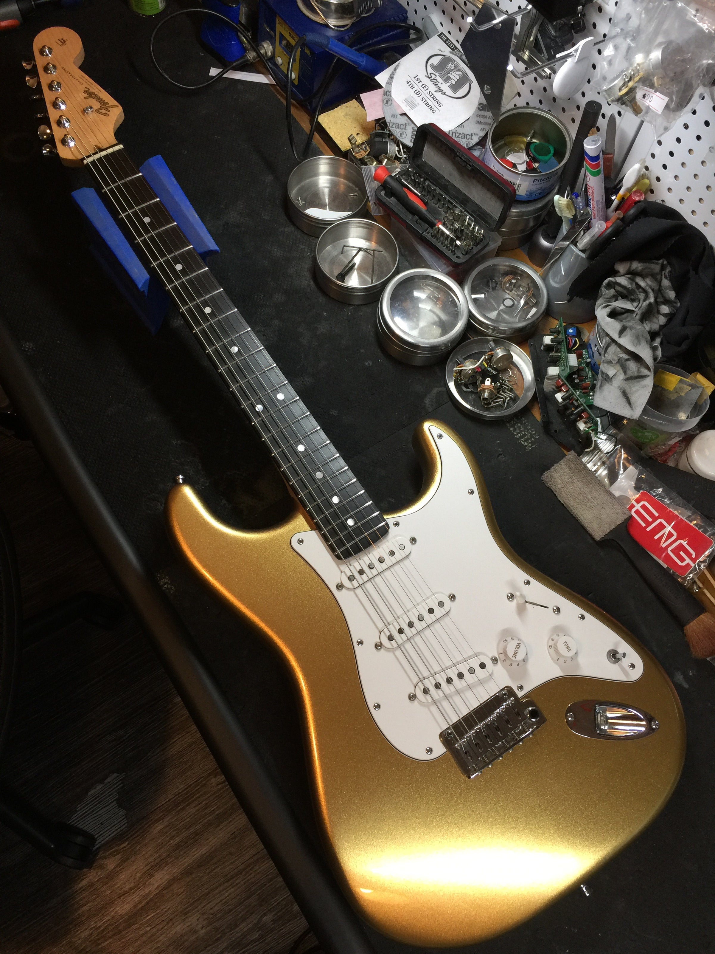 ギターペグ 曲がり修正治具 製作 ギターペグ 曲がり修正治具 製作